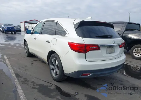 2016 Acura Mdx Acurawatch Plus Package из США, поврежденный, VIN 5FRYD4H20GB059693